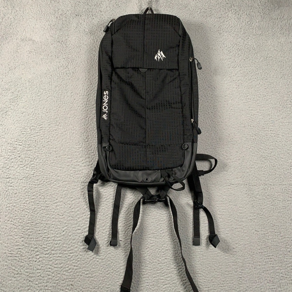 Jones Deeper 19L Backpack Black Technical Snowboarding Backcountry Hiking Bag